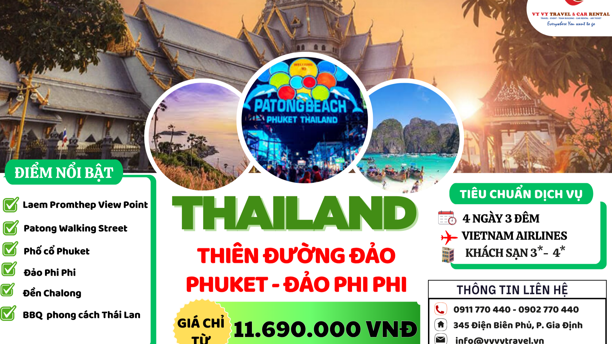 THÁI LAN: THIÊN ĐƯỜNG BIỂN PHUKET - ĐẢO PHI PHI 4N3Đ - Image - 14911